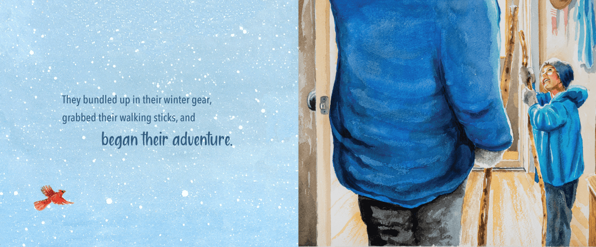 a quiet conversation with the snow